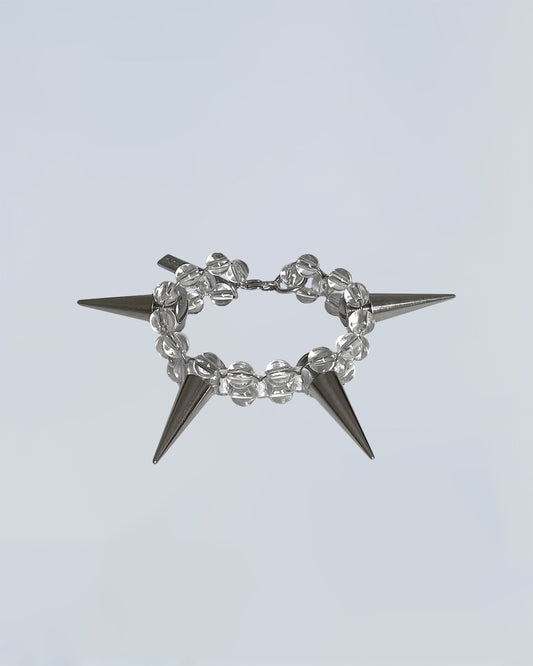 SHEER PEARL SPIRE CHOKER LABUBU SIZE